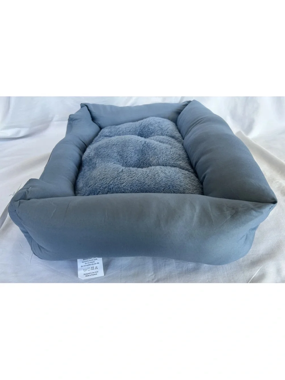 Blue Cozy Cuddler Small Pet Bed cat/dog